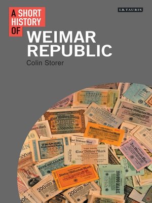 A Short History of the Weimar Republic - ebook